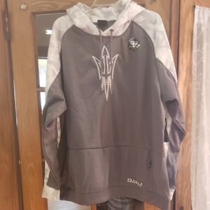 White & Gray Camo Hoodie From Colosseum